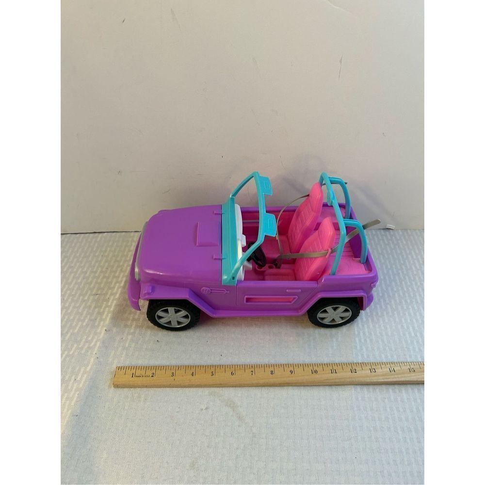 Barbie doll‎ Jeep purple pretend play